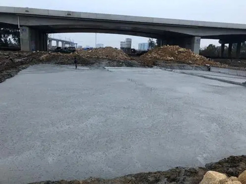 泡沫混凝土路橋回填