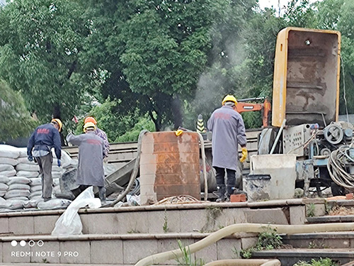 泡沫混凝土路橋回填